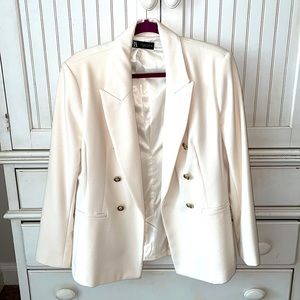 White Zara Blazer